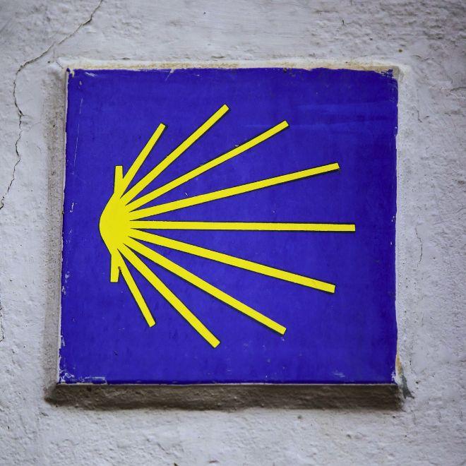 The iconic shell of Camino Santiago Small Groups