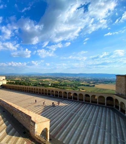 saint francis way destination is assisi basilique