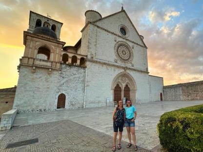 saint francis way destination is assisi basilique