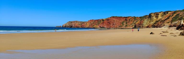 surfer walking on the beach of the portuguese coast