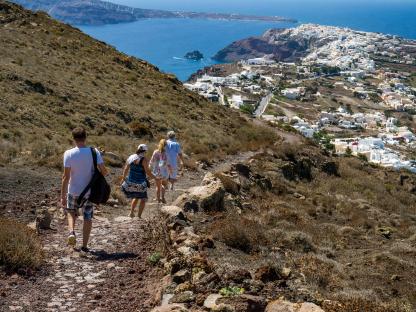 Family Hiking in The Cyclades: Naxos & Santorini