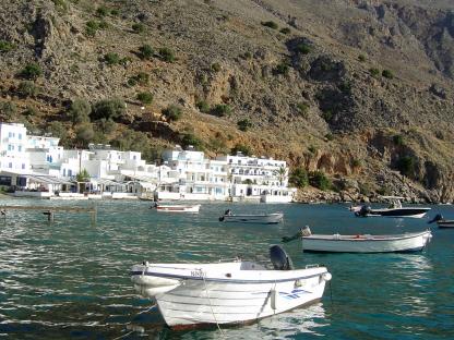 Typical Village view during a walking holiday in Creta