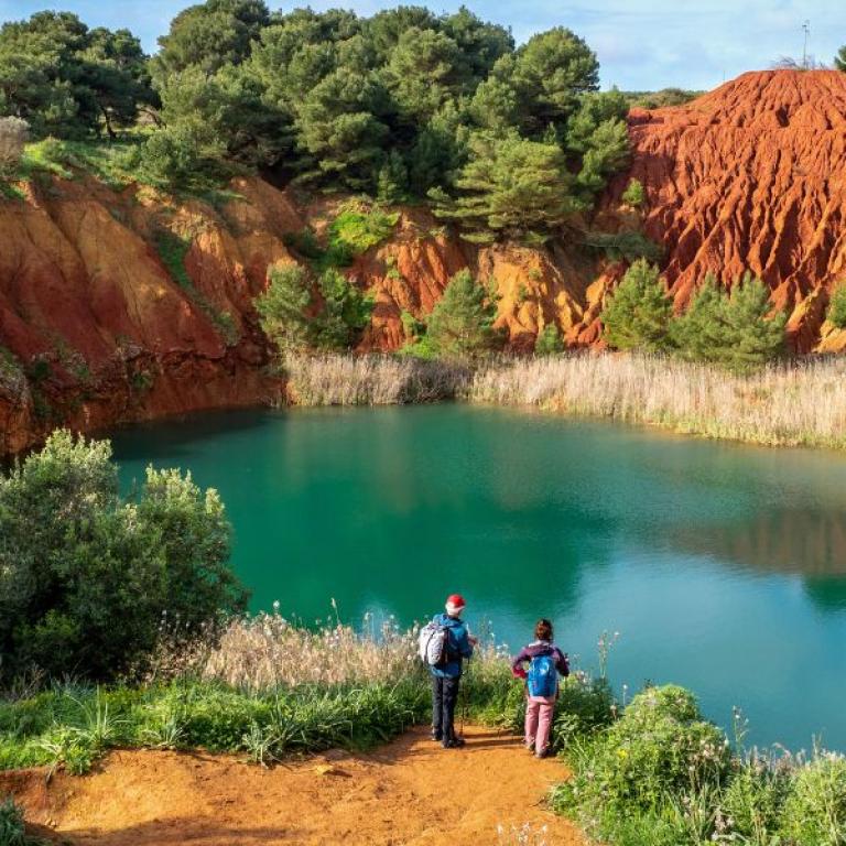 Otranto Bauxite Lake, an iconic stop along the Via della Costa Salentina