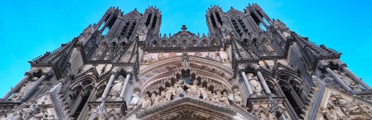 Via Francigena Laon Reims cathedral