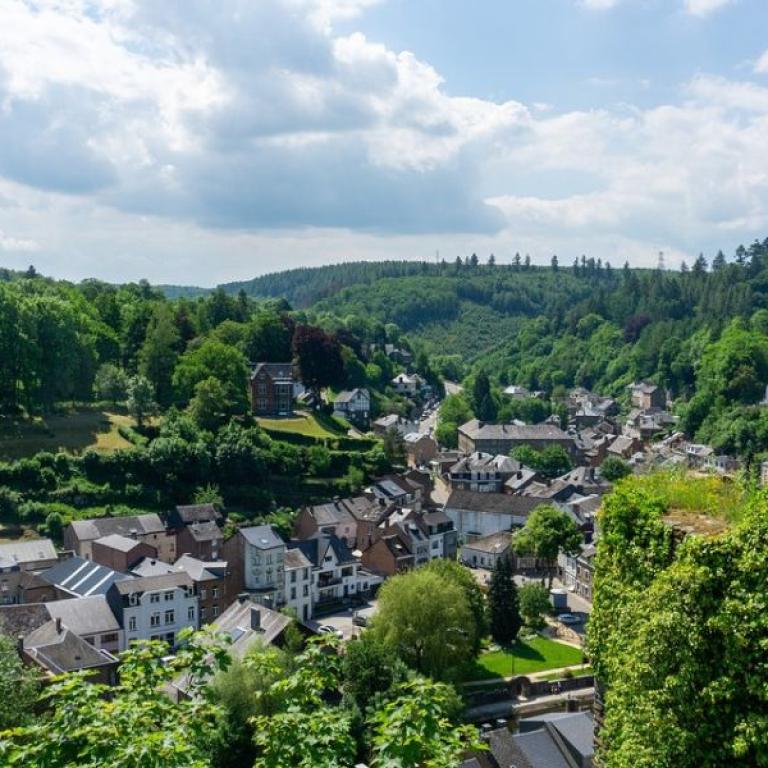 la roche en ardenne landscape houses