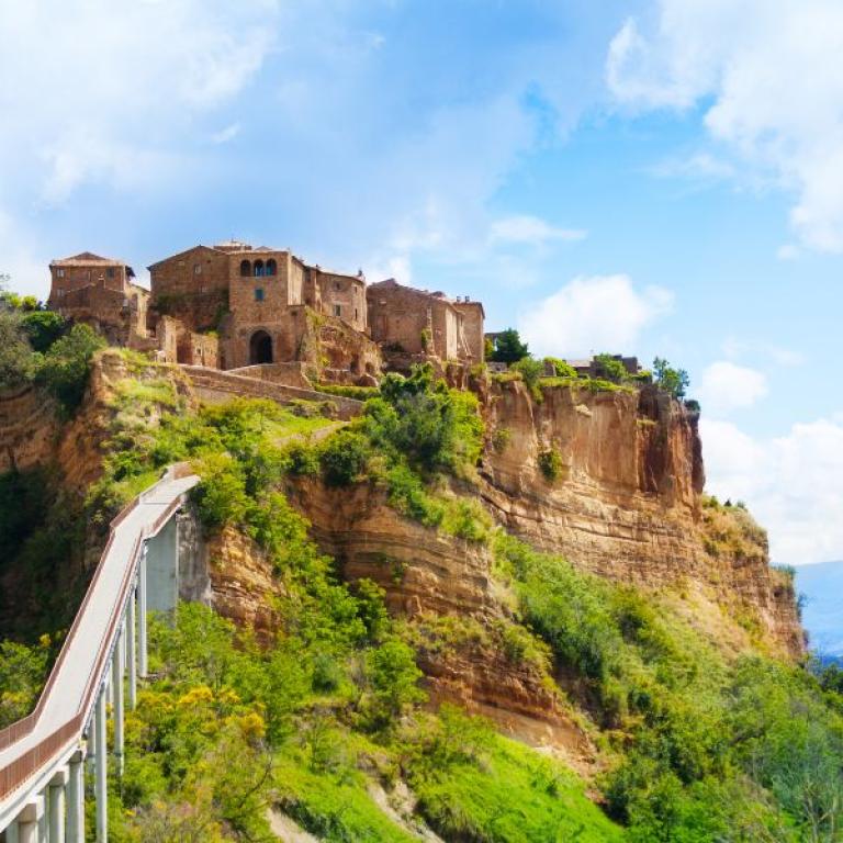civita di bagnoregio Via Romea Germanica Castiglione Montefiascone
