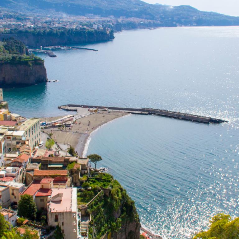 Town of Sorrento on Amalfi Coast