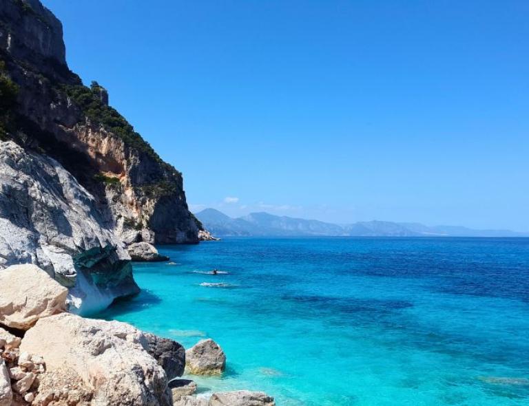 Sardinia Green Coast  Cala Goloritzé Crystal-clear sea