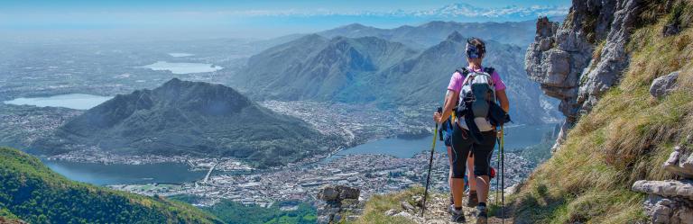 activities trip types hiking on alps view