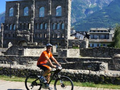 CYCLING ON VIA FRANCIGENA, FROM AOSTA TO IVREA Self-Guided