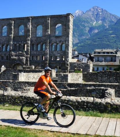 alpine landscape gran san bernardo