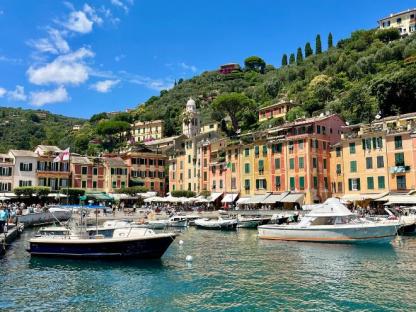 view of Portofino during a The Cinque Terre hiking tour